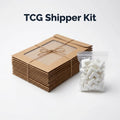 TCG Shipper Kit - Mailer Envelopes 100ct + Corner Guards 200ct | Red Node