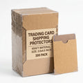 Trading Card Shipping Protectors with Corner Guards - Safe Mailer Sleeves (200-Pack) - Premium TCG Protection by Red Node