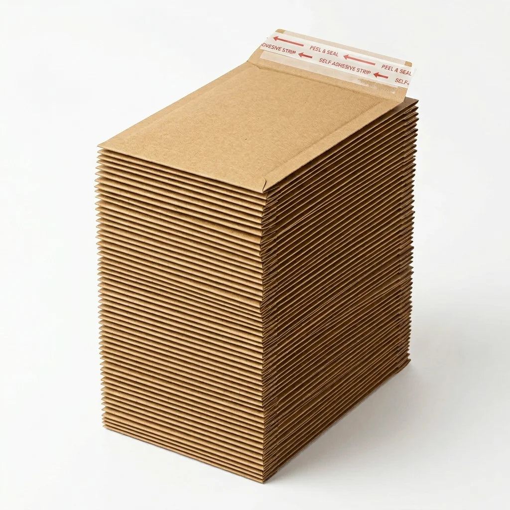 Trading Card Mailer Envelopes - Rigid Shell Mailers for Safe Shipping (100-Pack) - Premium TCG Protection by Red Node